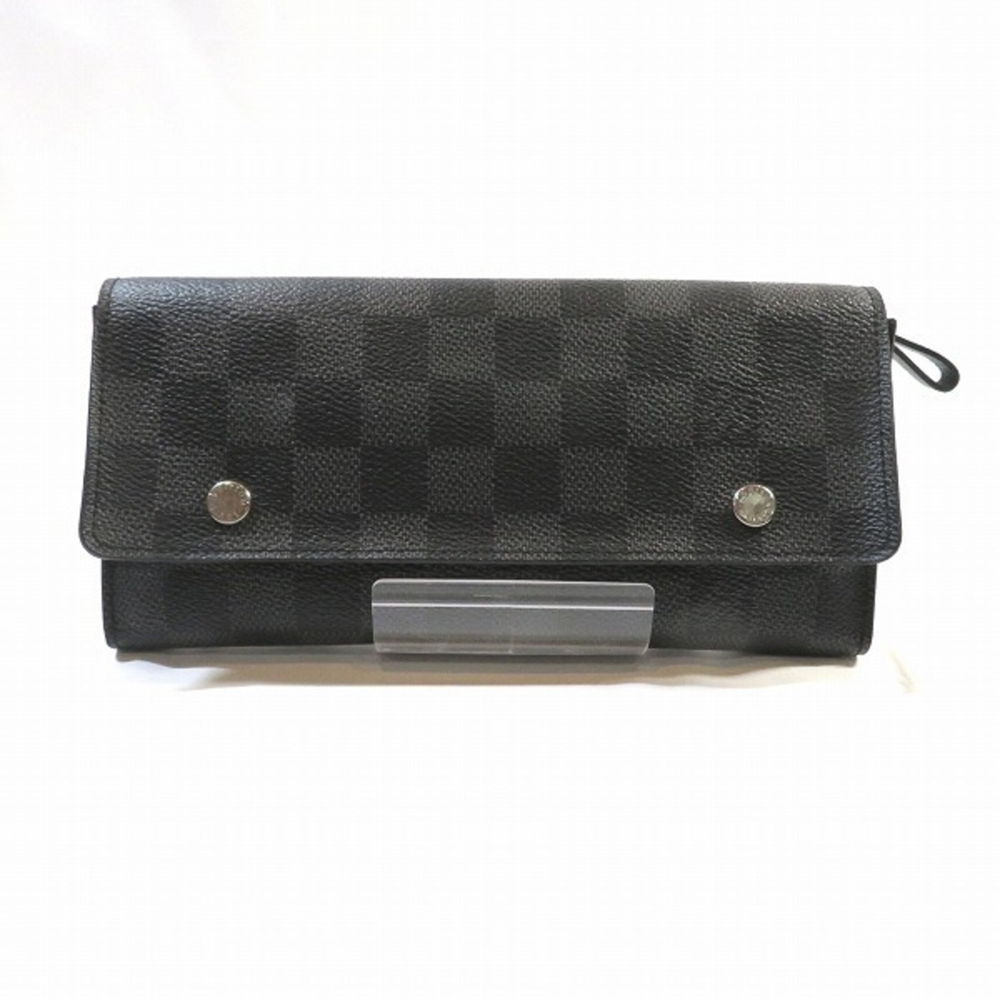 Louis Vuitton Damier Portefeuille Long Modular N63084 Graphite Wallet Men's